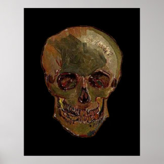 Póster Un cráneo de Vincent van Gogh