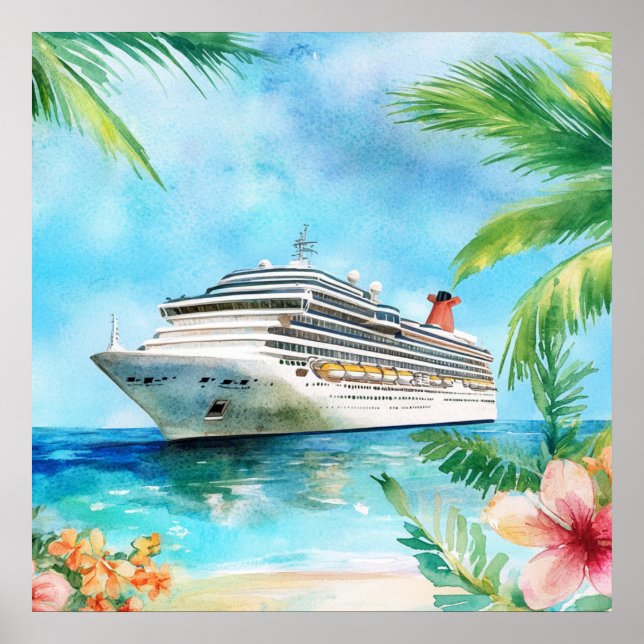 Póster Un Crucero de Verano (Frente)