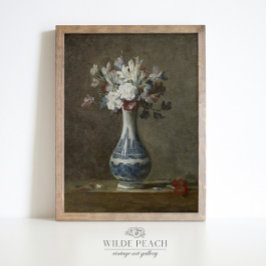 Póster Un cuadro vintage de una vara de flores de Jean-Ba