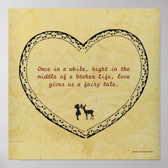 Póster Un cuento de hadas vitalicias rotas (Frente)