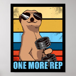 Póster Un cuerpo divertido de entrenamiento deportivo de