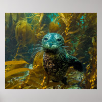 Un curioso bosque de sellos marinos Kelp | Santa B