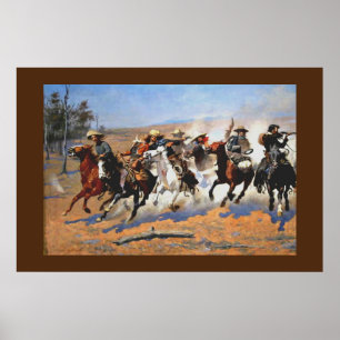 Póster Un Dash para la Madera por Remington,