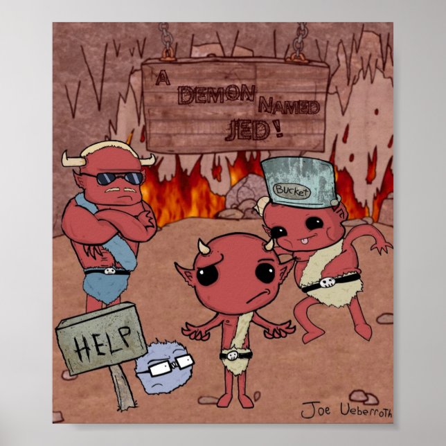 Póster ¡Un Demon Llamado Jed! poster (Frente)
