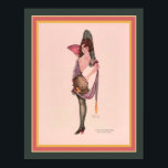 Póster "Un destello del Art Deco de la Vieja España hacia<br><div class="desc">Impresión Art Deco "A Flash of Old Spain" por Wesley Morris ca. 1921 Standard 11x14 mostrada aquí. Estándar 8x10 y 16x20 ,  además de tamaños de personalizado disponibles.</div>