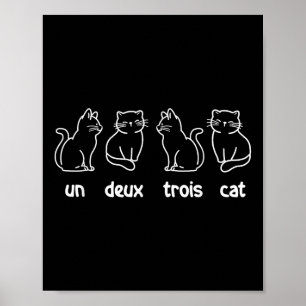 Póster Un Deux Trois Cat - Propietario de Kitty, Gato fra