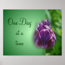 Póster Un Día A La Vez Tulip Inspirador