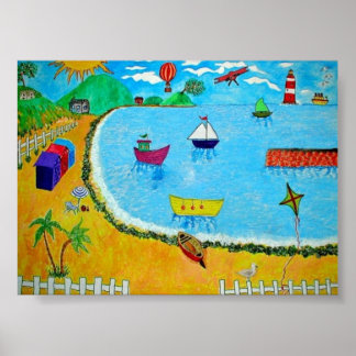 Póster Un Día A Orillas Del Mar