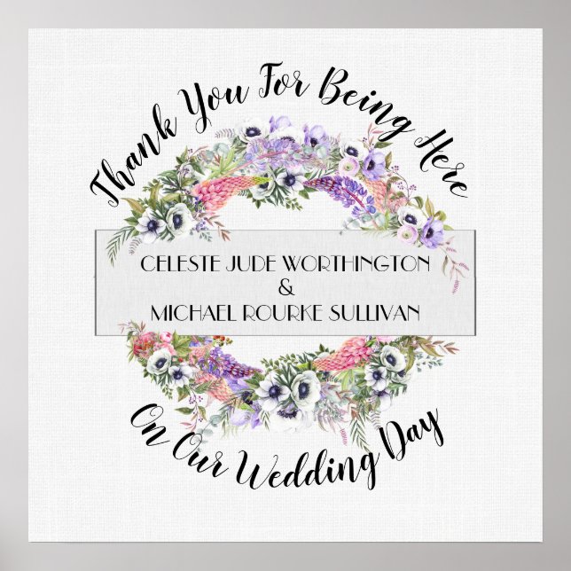 Póster Un Día Agradable Para Un Boda - (Frente)