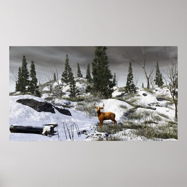 Póster Un día de invierno (Frente)