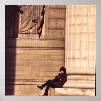 Póster Un día de invierno en la Ópera, París