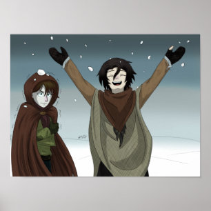 Póster Un día de nieve