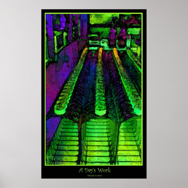 Póster Un día de trabajo