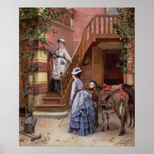 Póster Un día en el campo