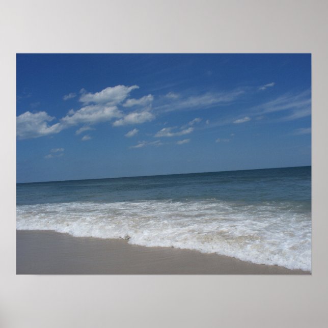 Póster Un día en la playa (Frente)