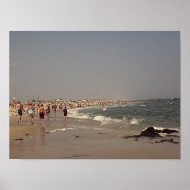 Póster Un Día En La Playa (Frente)