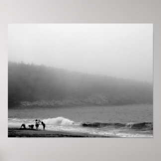 Póster Un Día en la Playa - Maine