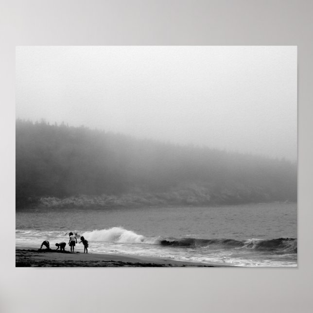 Póster Un Día en la Playa - Maine (Frente)