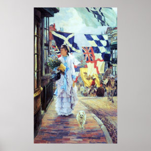 Póster Un día festivo en Brighton ~ James Tissot ~ Bella 