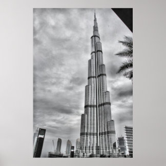 Póster Un día lluvioso en Burj Khalifa