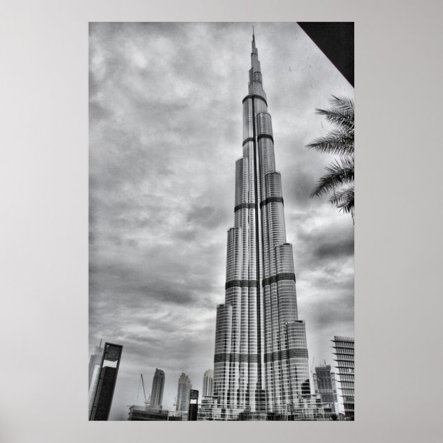 Póster Un día lluvioso en Burj Khalifa (Frente)
