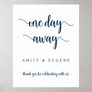 Póster Un día para la boda, Mensaje de bienvenida para la