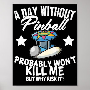 Póster Un día sin pinball
