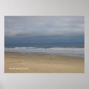 Póster Un día tranquilo en la playa