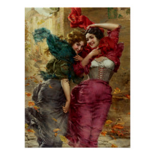 Póster Un día ventoso de Gaetano Bellei
