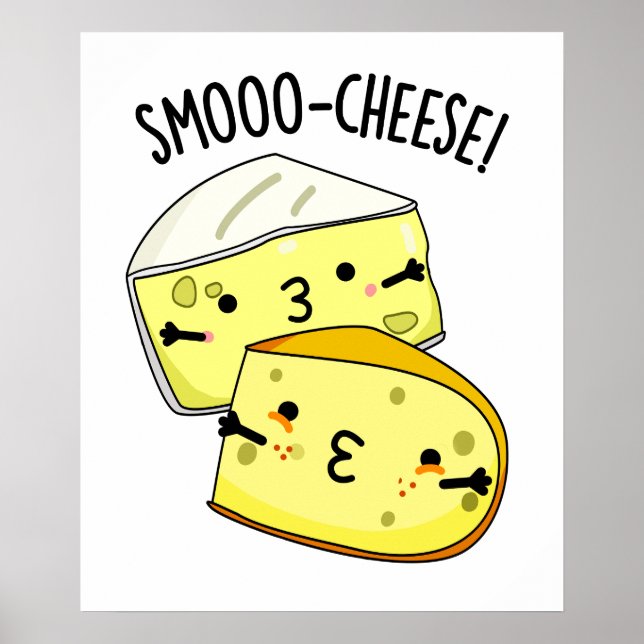 Póster Un divertido bollo de queso con queso (Frente)
