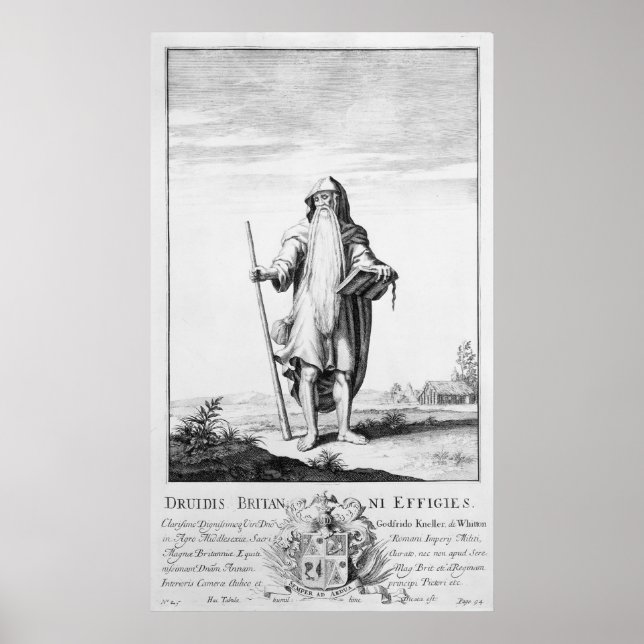 Póster Un druida (Frente)