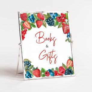 Póster Un dulce Berry Baby Shower Books and Gifts