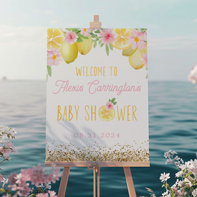 Póster Un dulce y pequeño signo de bienvenida de Baby Sho (Subido por el creador)