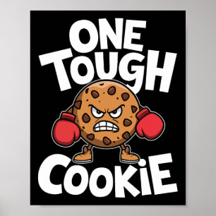 Póster Un duro Boxeador Cookie Boxeo Gracioso Cookie Love