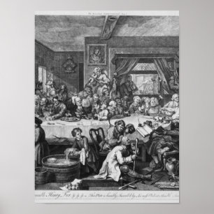 Póster Un entretenimiento de la elección, 1755