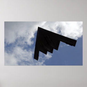 Póster Un espíritu B-2 en vuelo