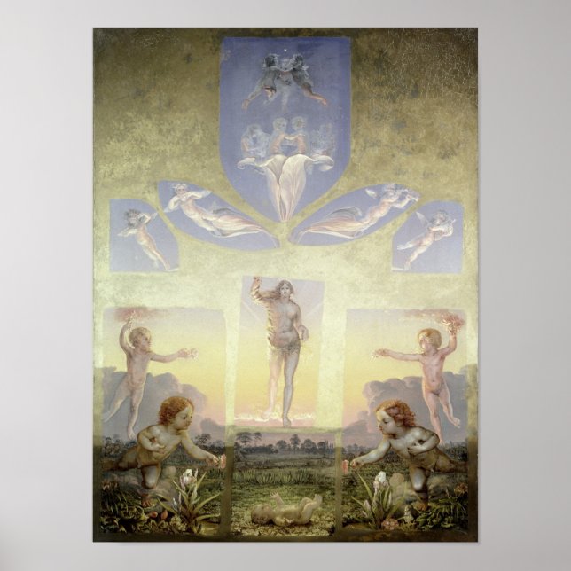 Póster Un estudio para la segunda versión de 'The (Frente)