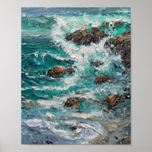 Póster Un estudio rítmico de las mareas que chocan