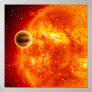 Póster Un exoplanet gas-gigante