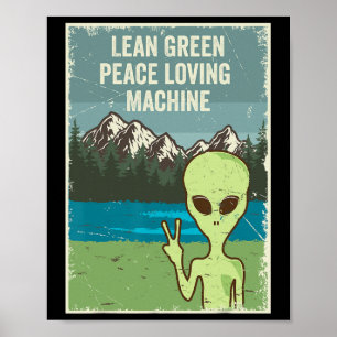 Póster Un extraño gracioso vive en paz Naturaleza mucho m