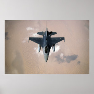 Póster Un F-16 de Emirati