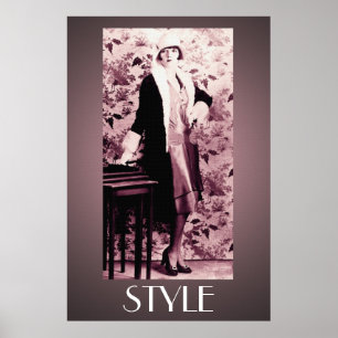 Póster Un Fabuloso Flapper 36 x 24 Poster