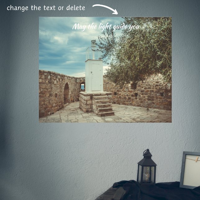 Póster Un faro blanco y un olivo (Subido por el creador)