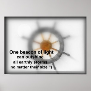 Póster Un faro de luz