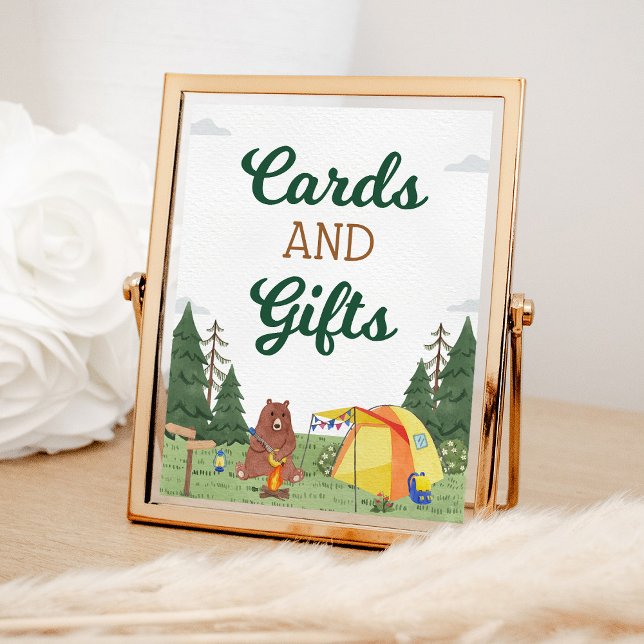 Póster Un Feliz Camper Cumpleaños Cartas de Camping y Reg (Subido por el creador)