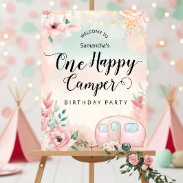 Póster Un feliz Poster de primer cumpleaños de Camper