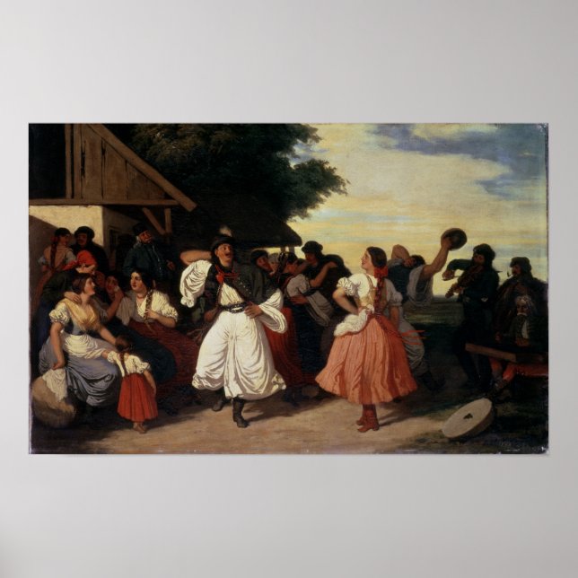 Póster Un festín de Bodas de aldea (Frente)