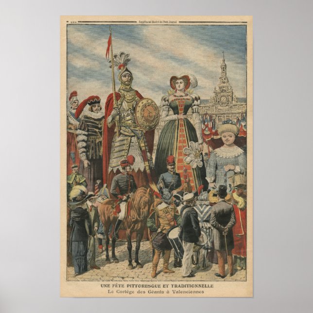 Póster Un festín pintoresco y tradicional (Frente)