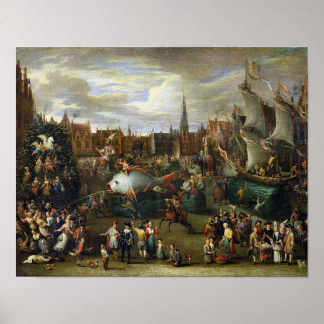 Póster Un festival en Amberes (Frente)