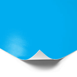 Póster Un fondo azul brillante sólido sin ningún patrón